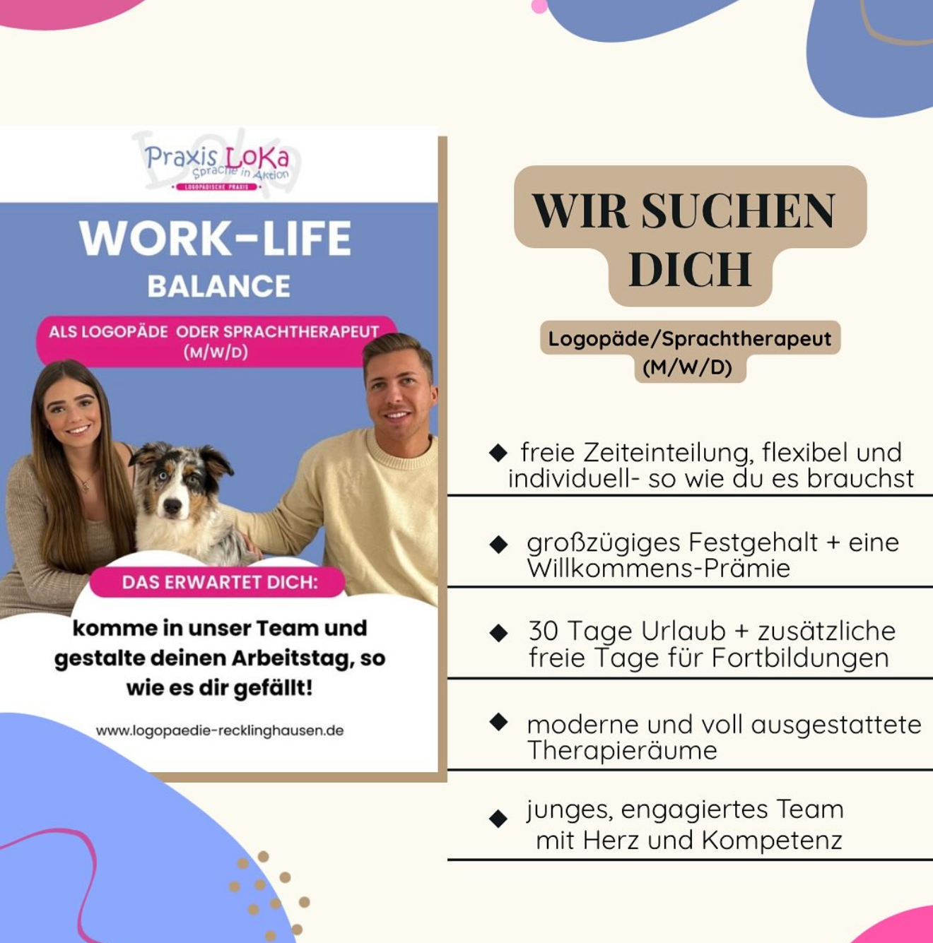 Flyer Stellenangebot