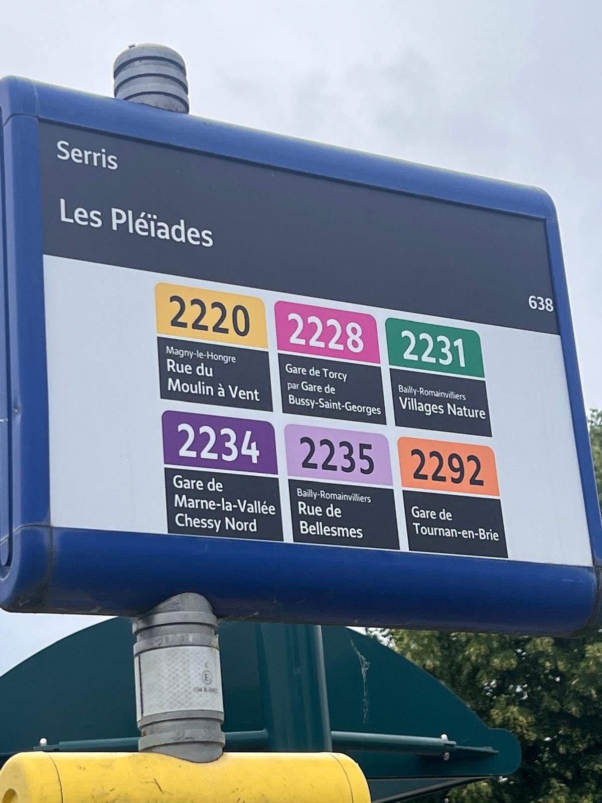 3 Dièses à la Clé SERRIS accès bus