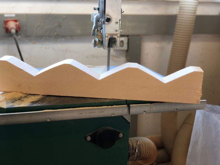 Holzsäge im Einsatz