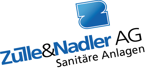 Blaues Logo der Zülle & Nadler AG mit einem stilisierten Buchstaben