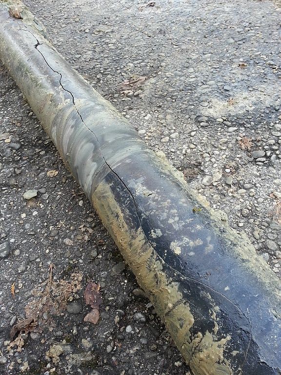 Leitungsbruch einer Versorgungsleitung