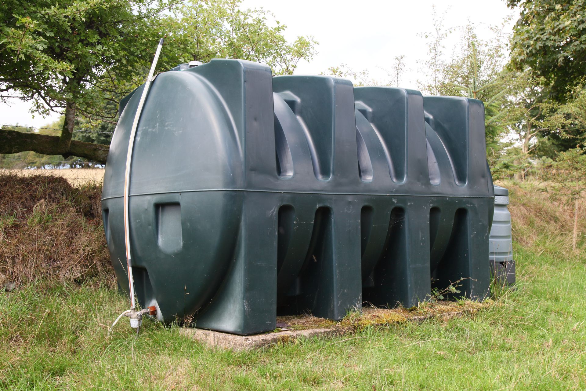 Grand réservoir de fioul