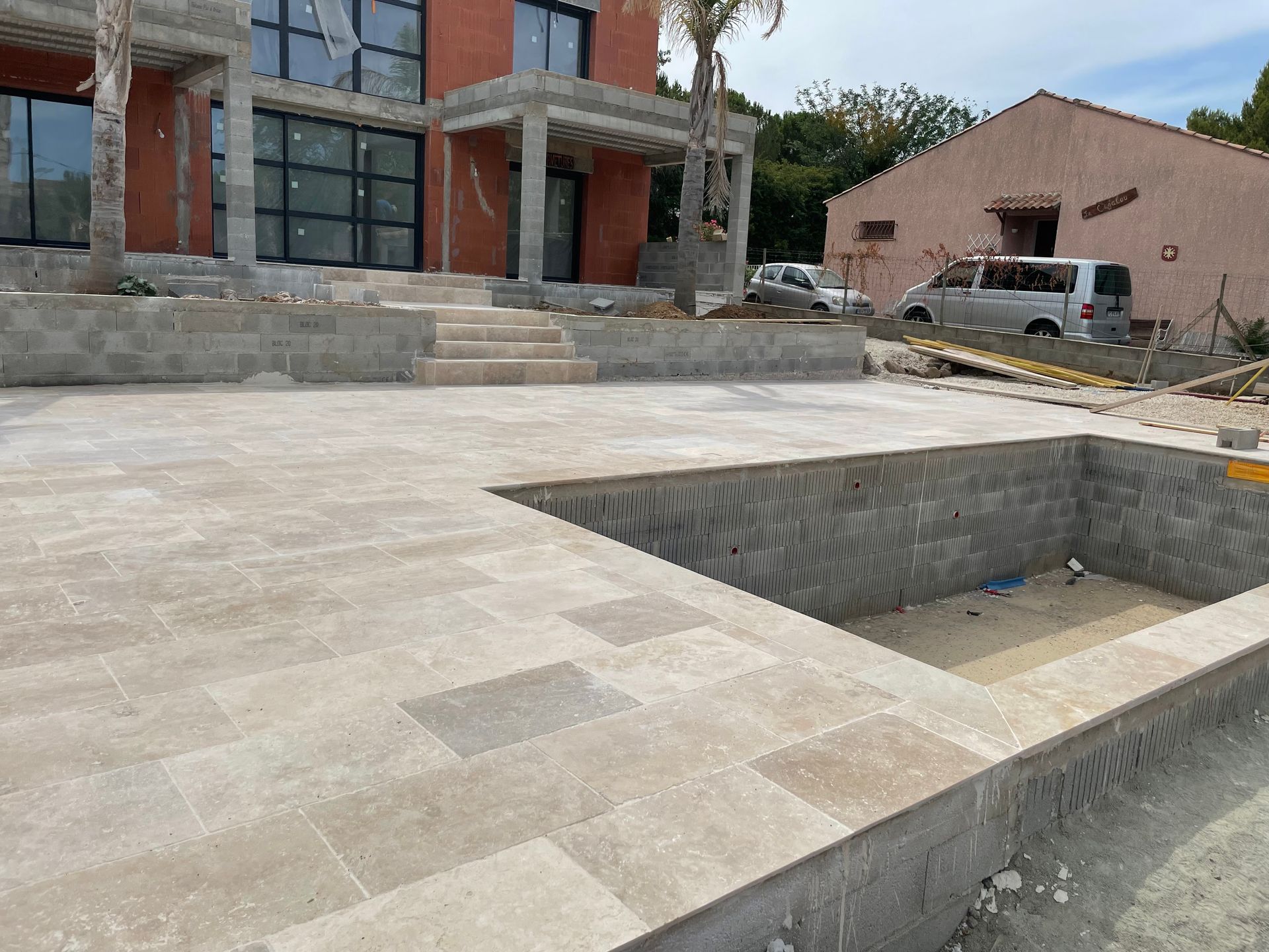 Chantier de construction Pézenas