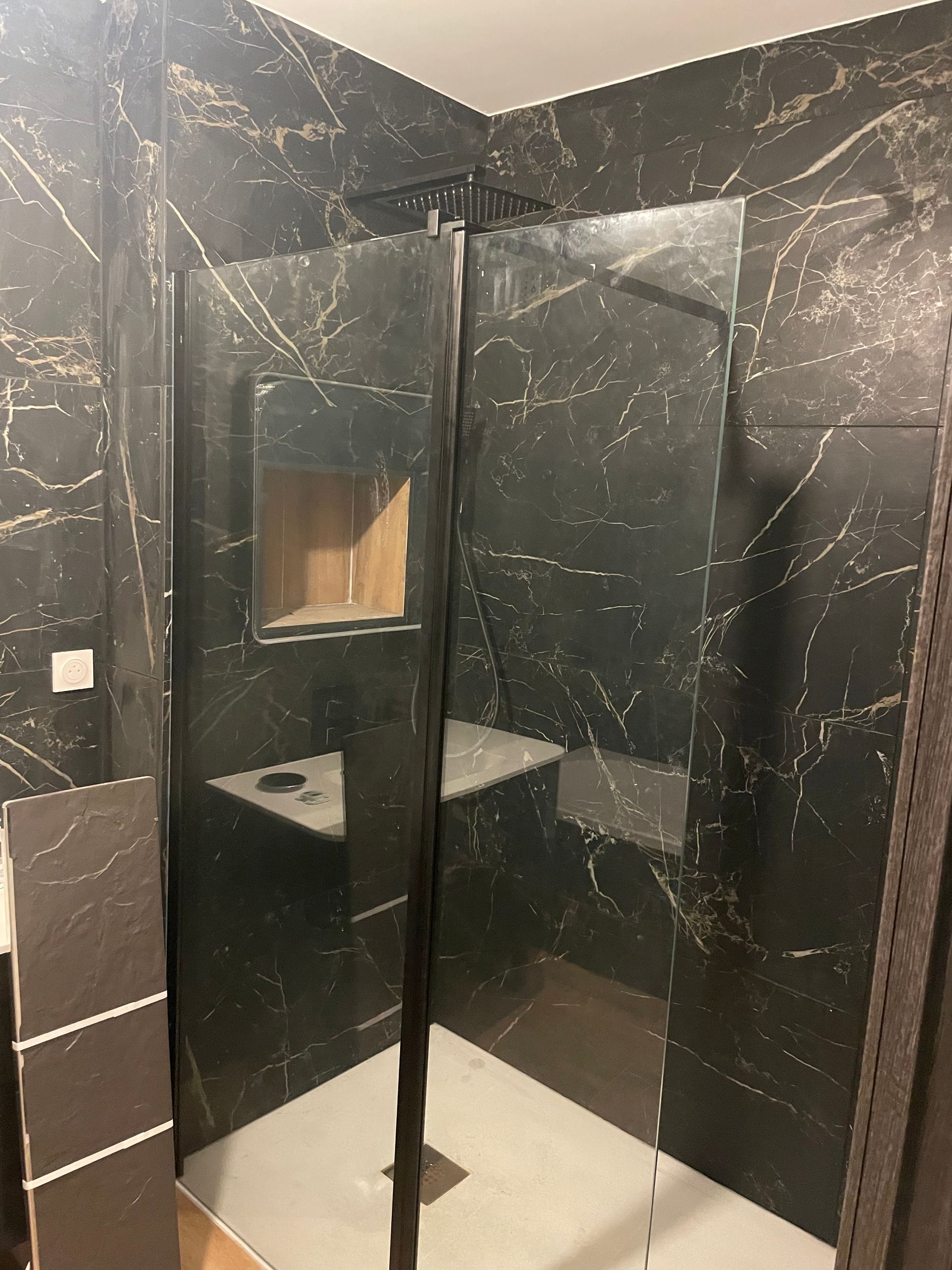 Pose de cabine de douche