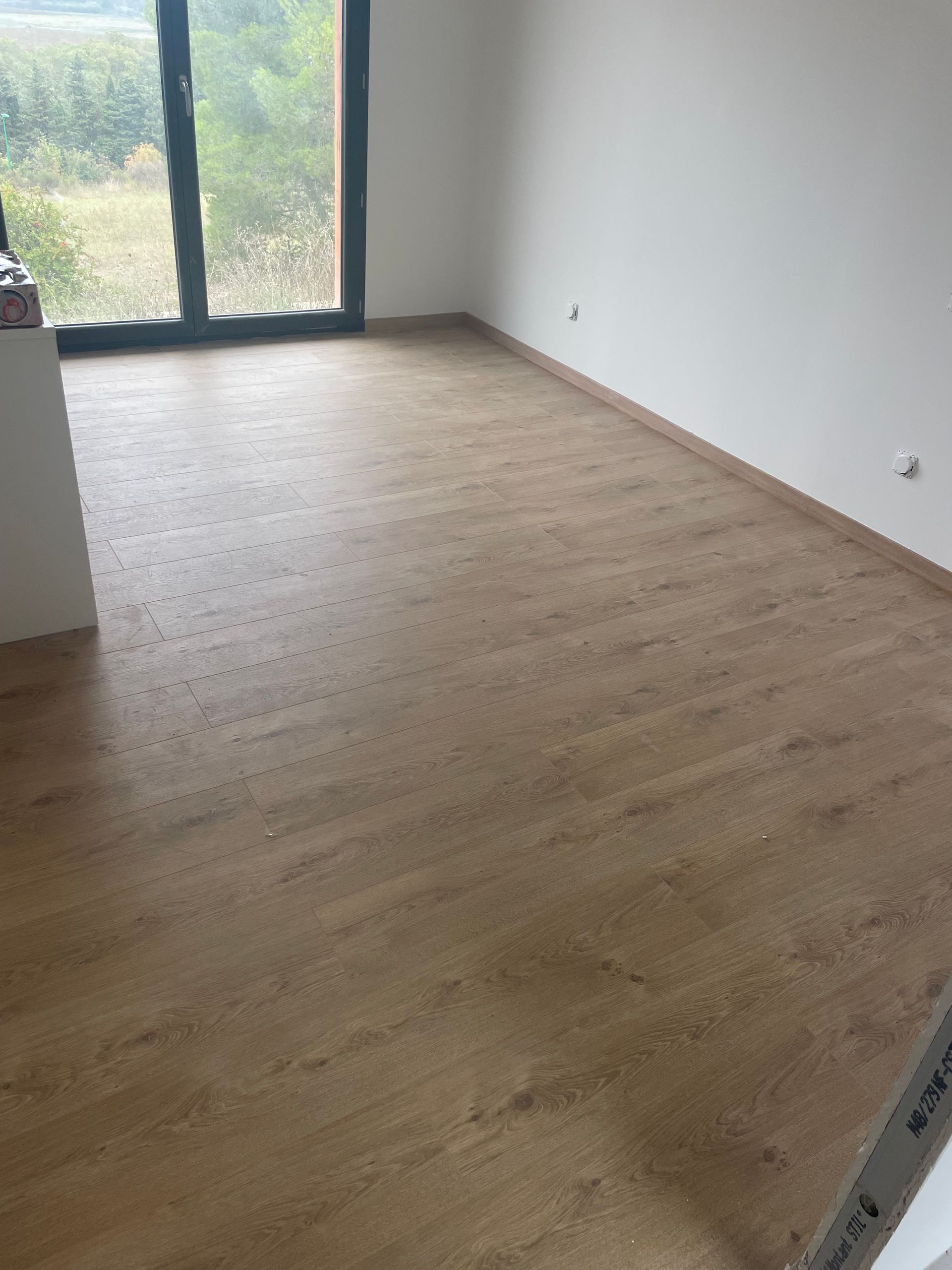 Pose de parquet cuisine