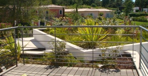 Création d'une terrasse végétalisée