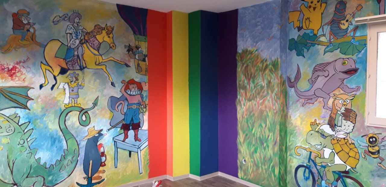 Peinture côté enfant