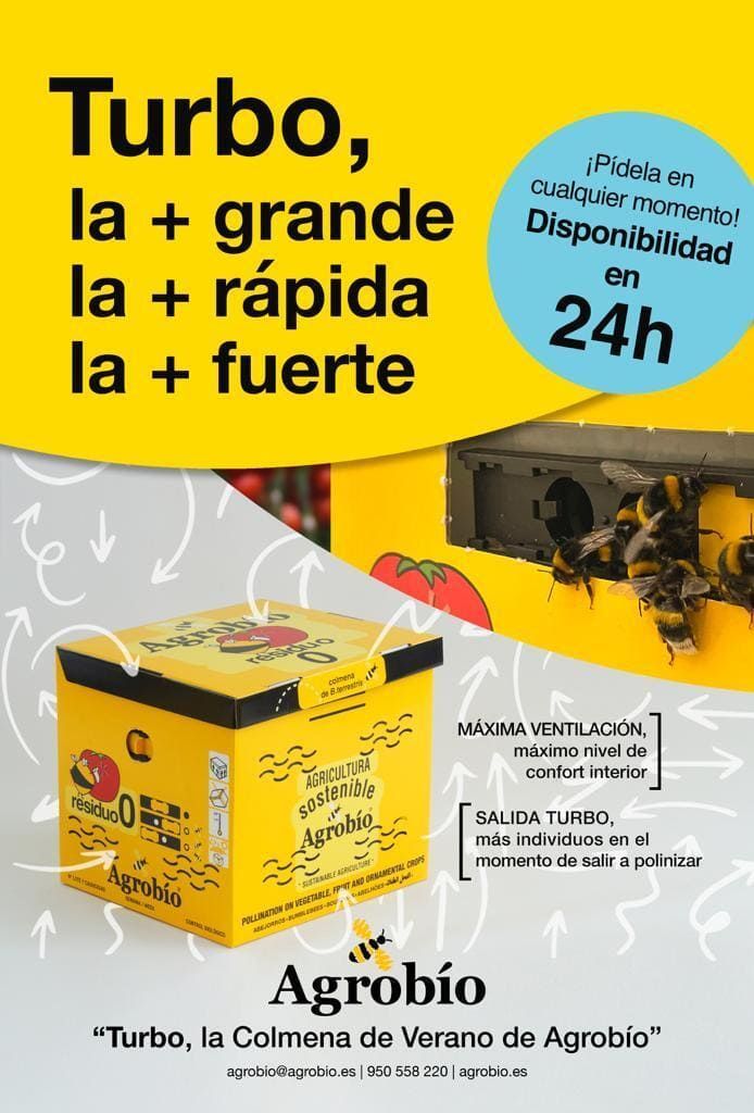 An advertisement for turbo la grande la rapida la fuerte