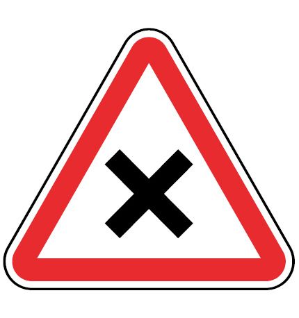 sinalização cruzamento