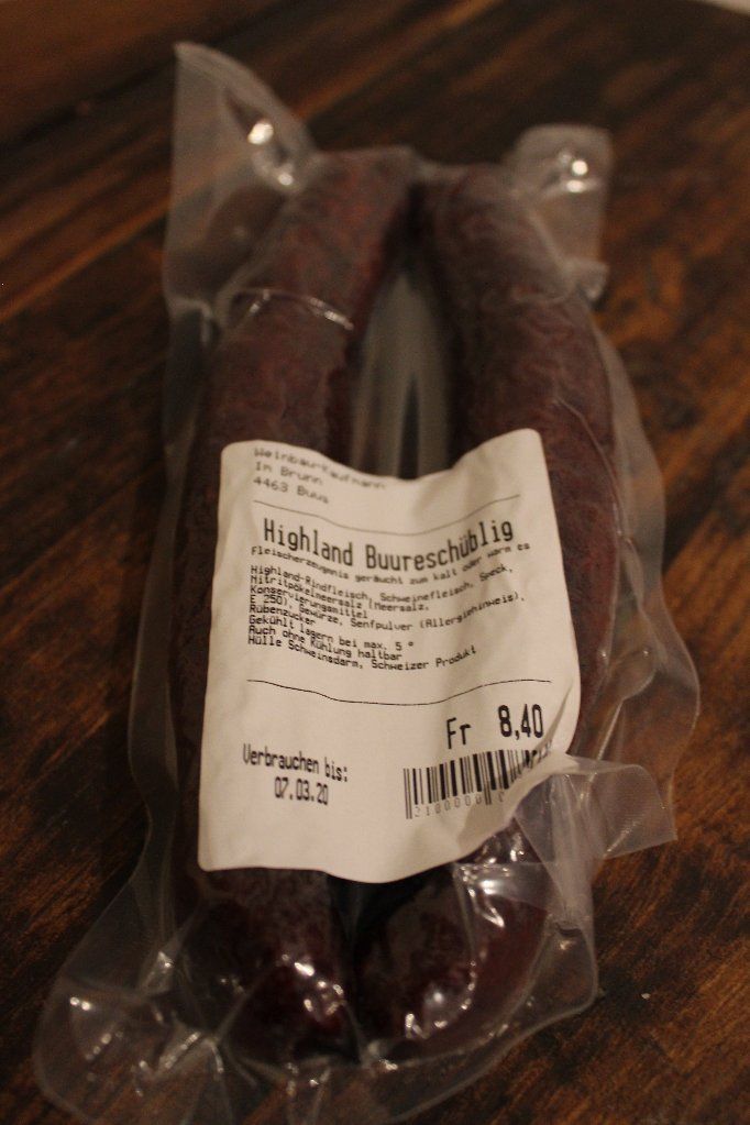 Hochlandrind Fleisch, von verschiedenen Würsten bis zum feinen Hamburger