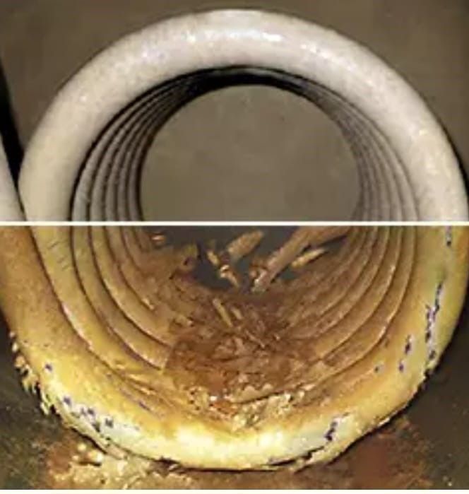 Boiler unter einer Spüle