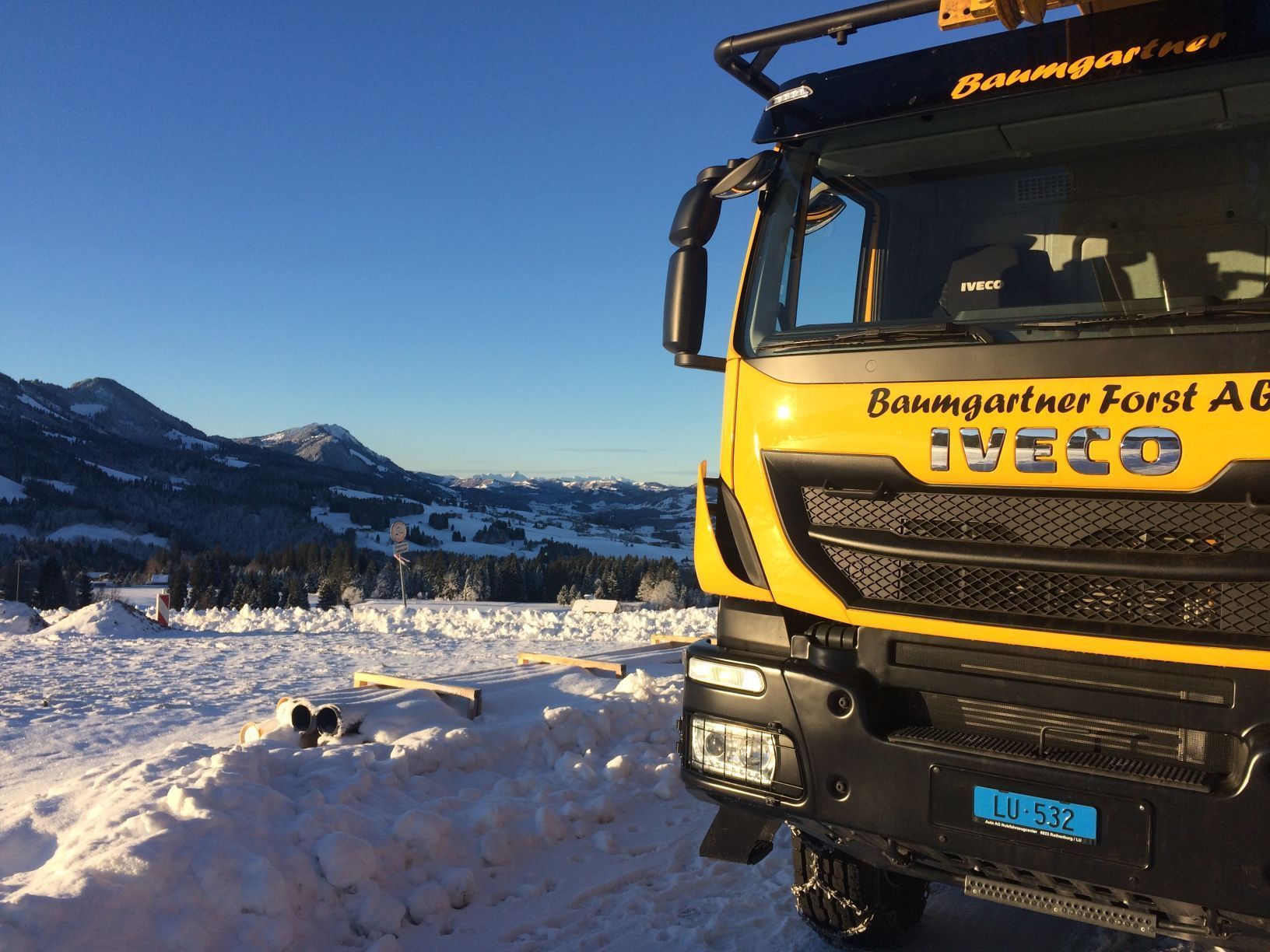 Forstwirtschaft - Baumgartner Forst AG - Marbach