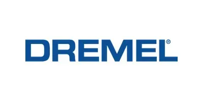 Logotipo de Dremel en texto azul sobre fondo blanco. El símbolo de marca registrada aparece sobre la última letra.