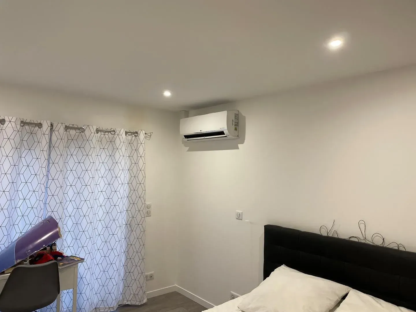 Radiateur dans une maison neuve