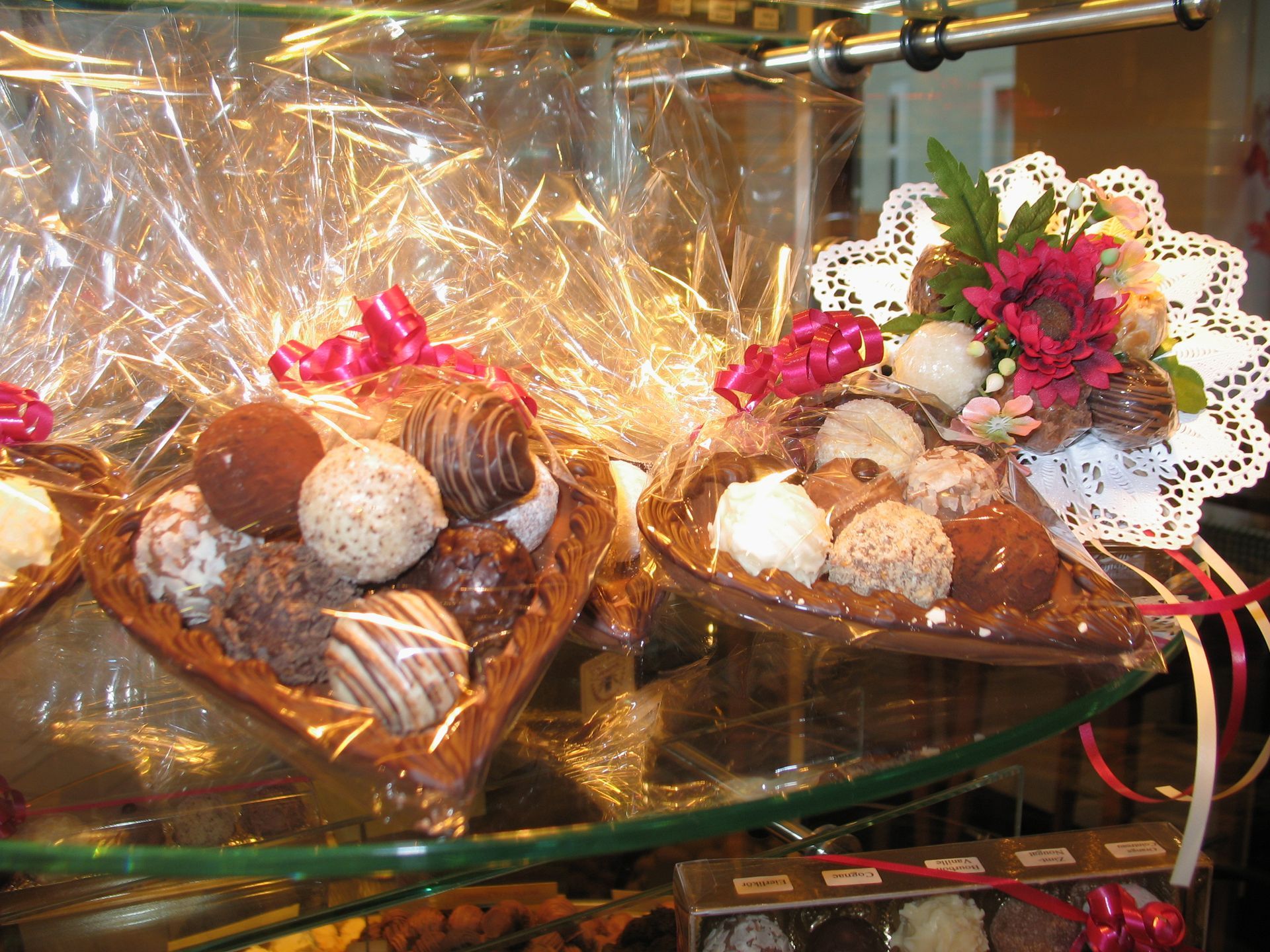 Pralinen in Tütchen