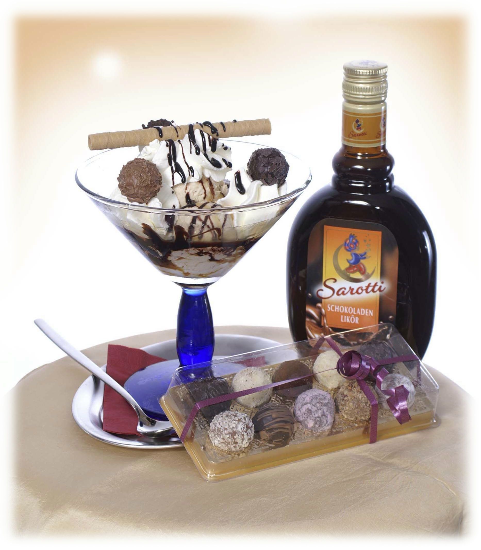 Eisbecher Schokolade