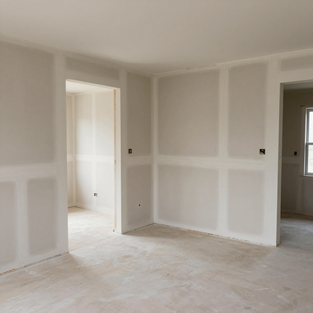 Vivienda con nueva distribución mediante tabiques de pladur terminados