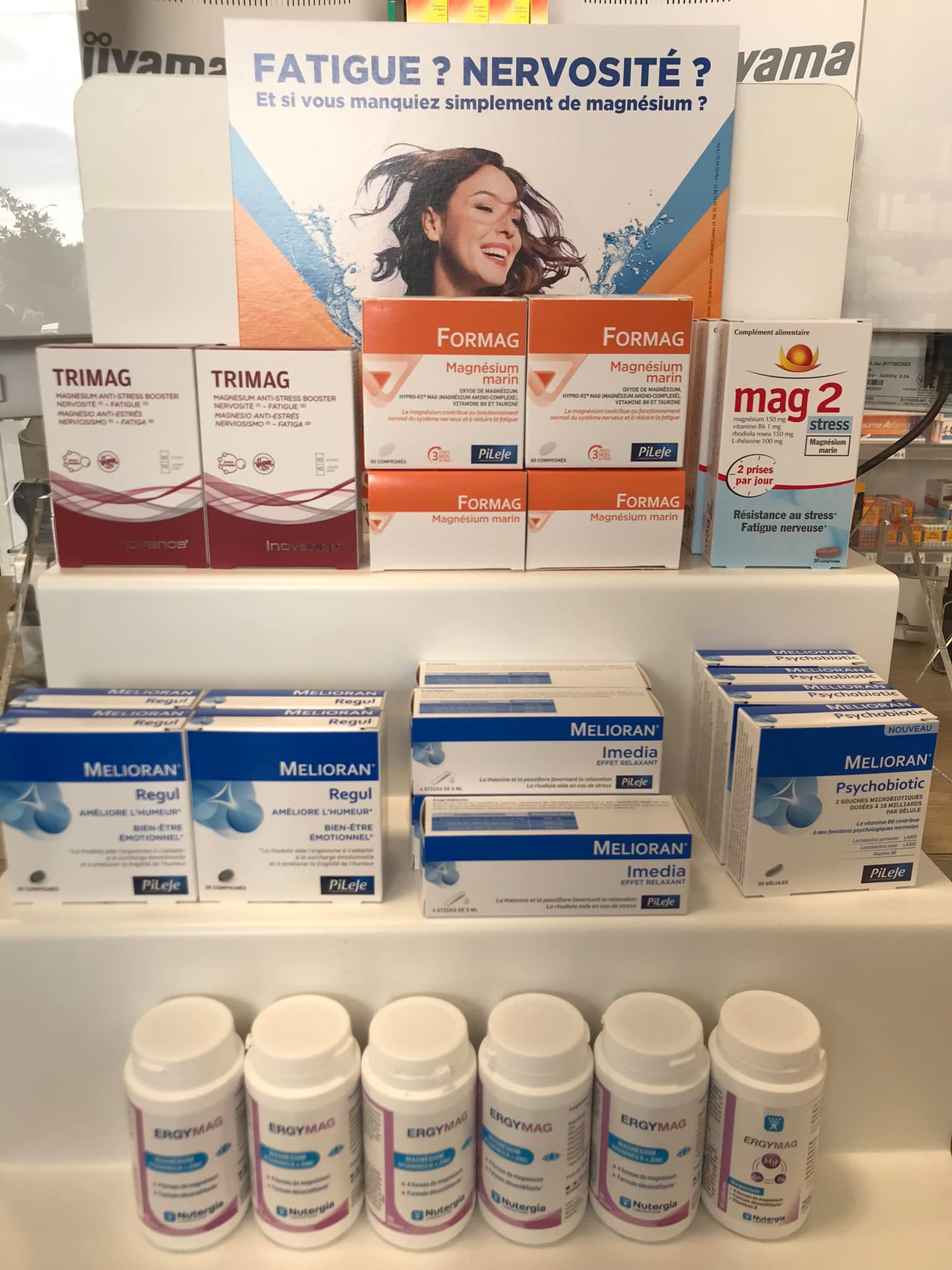 Des compléments alimentaires.