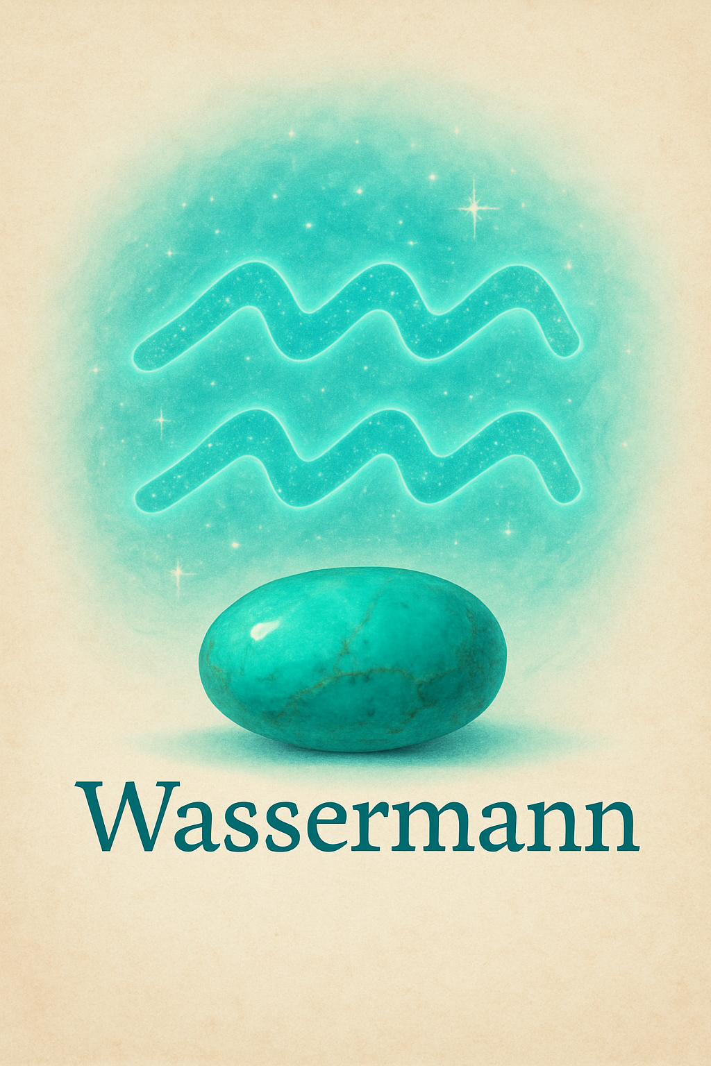 Eine Illustration des Sternzeichens Wassermann