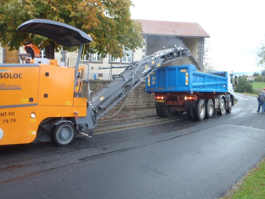 Chantier d'assainissement
