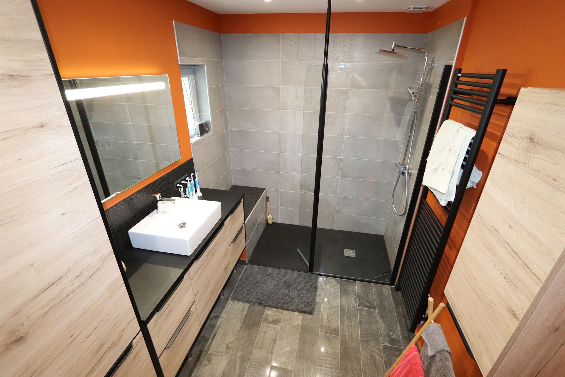 Une salle d'eau réalisée par l'entreprise SOTEC