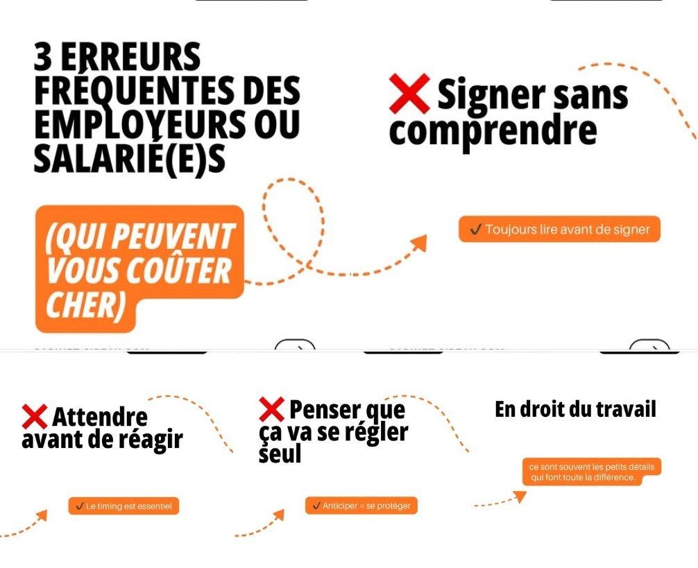 3 erreurs fréquentes des employeurs ou salarié(e)s
