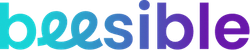 Ir a inicio Logotipo beesible en un degradado de colores desde turquesa a morado.