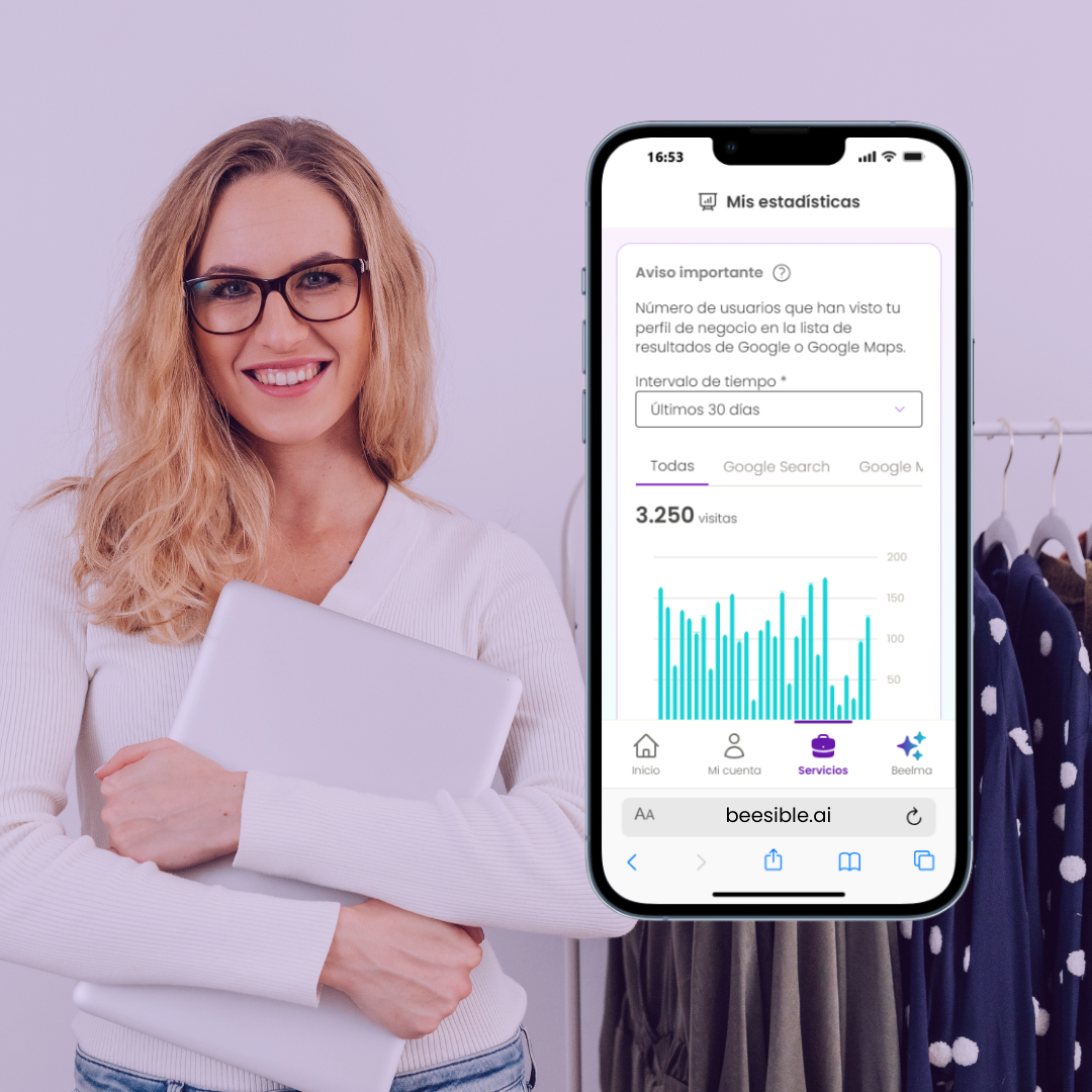 Sincroniza o crea tu perfil de Google