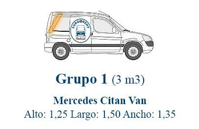 Se muestra una furgoneta Mercedes Citan sobre un fondo blanco.