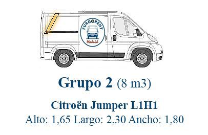 Un dibujo de una furgoneta Citroën Jumper LH1