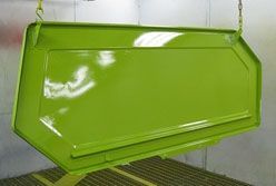 lackierte Metall- bzw. Blechkomponente