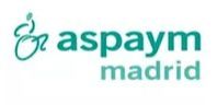 Un logotipo para una empresa llamada aspaym madrid