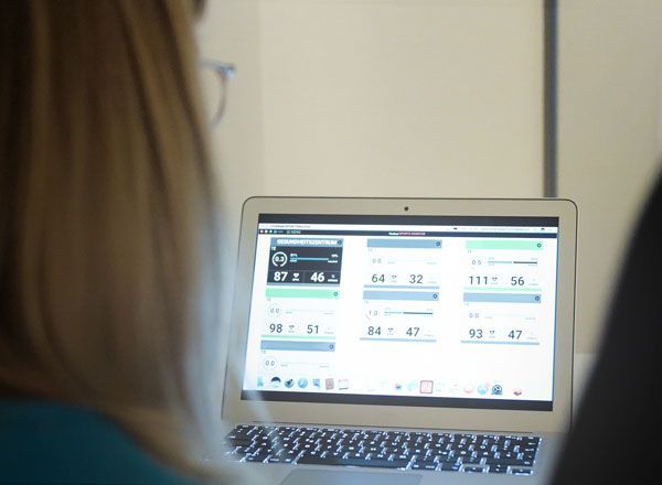 Gesundheitszentrum Gerbrunn, Würzburg-Gerbrunn, HRV Training Laptop