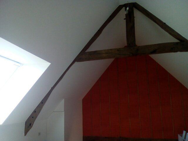 Travaux de peinture dans un manoir à Ploubezre