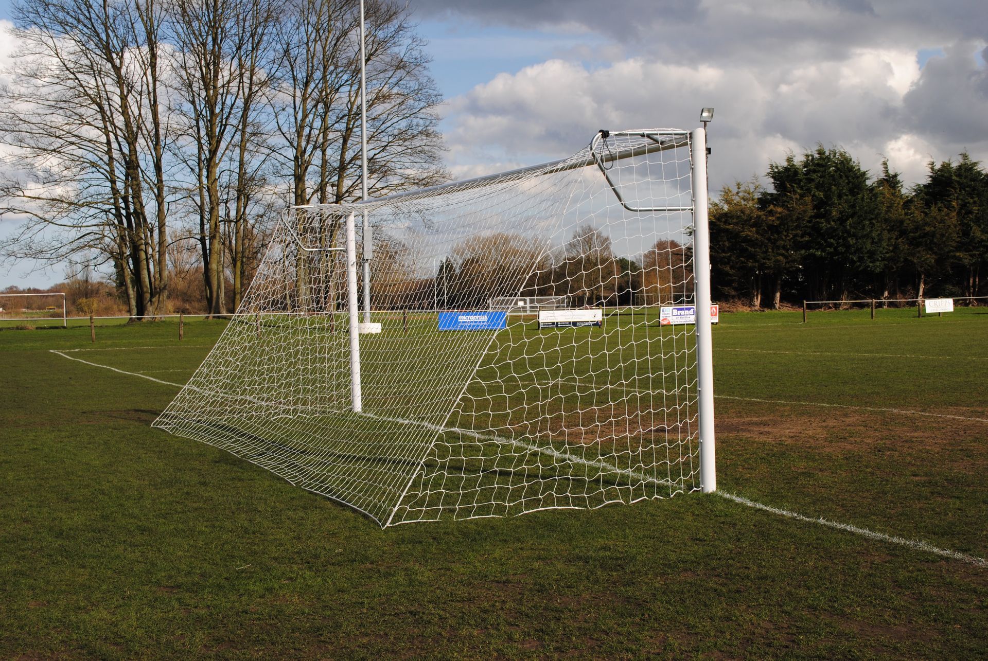 Senior Club Football Goal Package: 11-A-Side Socketed Aluminium (Including VAT & Delivery)
