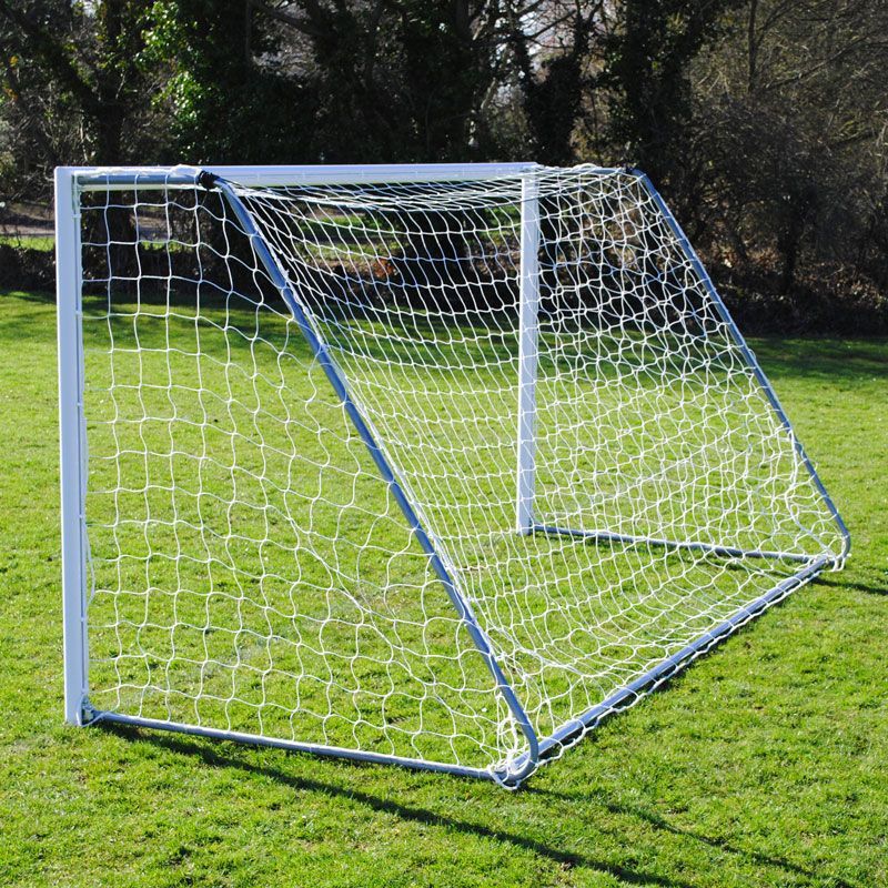12x6 Lightweight Football Goal Package: Mini Soccer Freestanding Aluminium (Including VAT & Delivery)