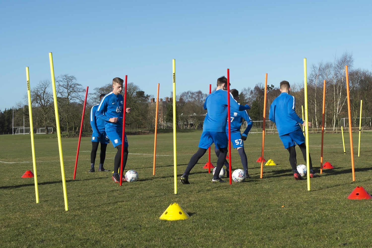 A black case with the word samco on it