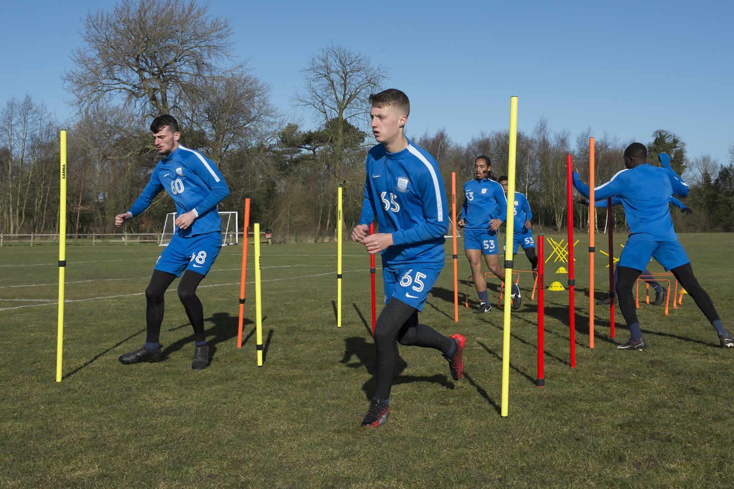 A red stick with the word samba on it