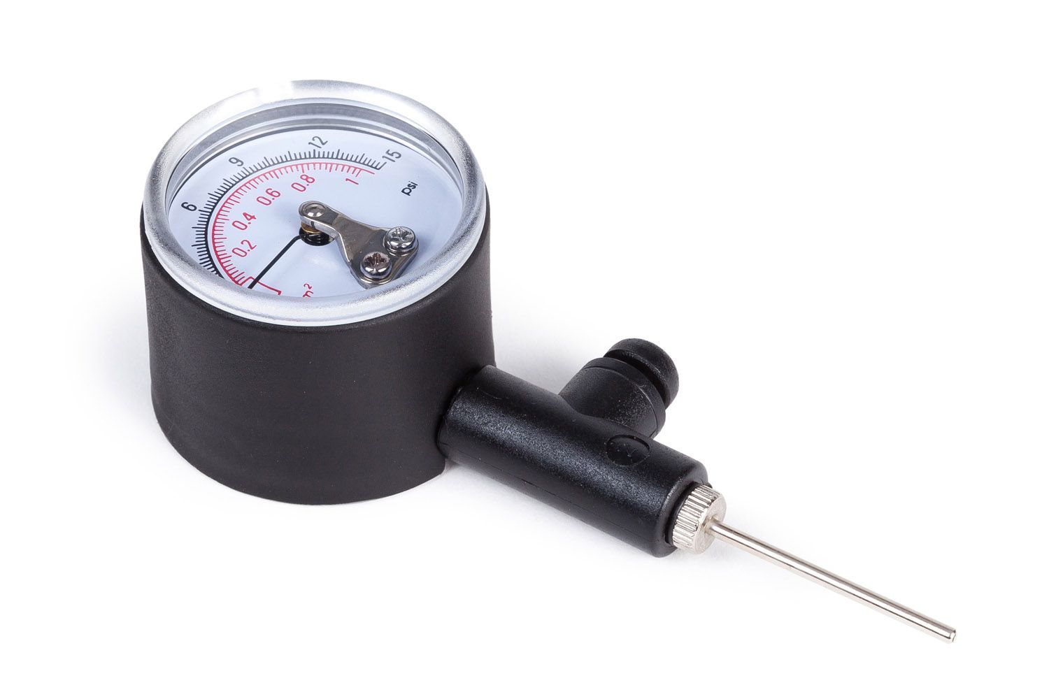 A pressure gauge with a needle attached to it