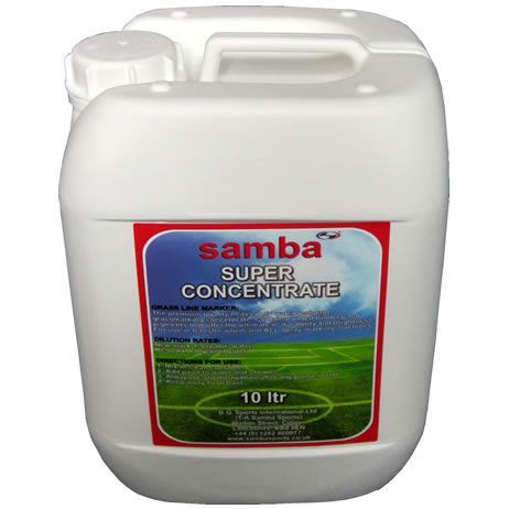 A bottle of samba super concentrate is 10 litres