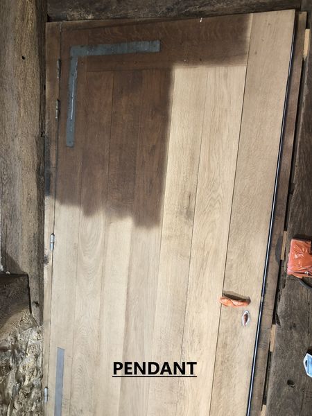 Travaux portes aérogommage pendant