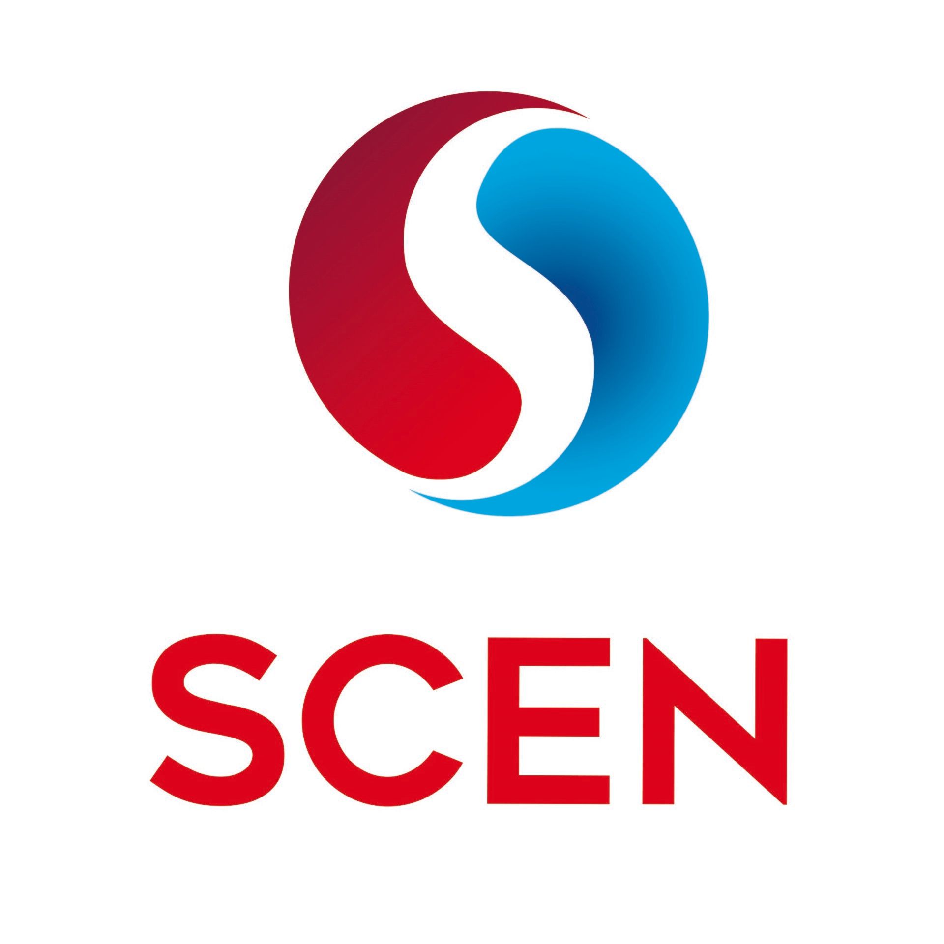 Logo SCEN avec typographie