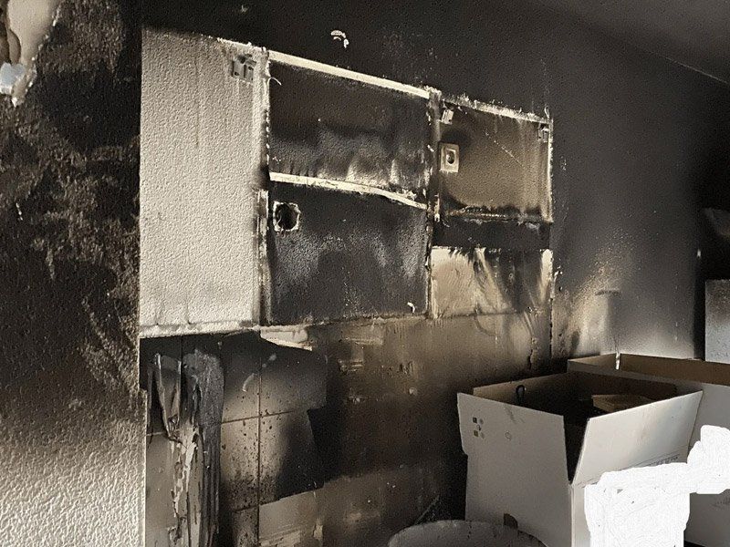 Sinistre : dégâts après un incendie