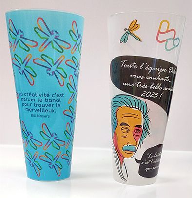 Gobelets ou Eco Cup personnalisé pour vos fêtes Atelier Imprimerie Express Nimes