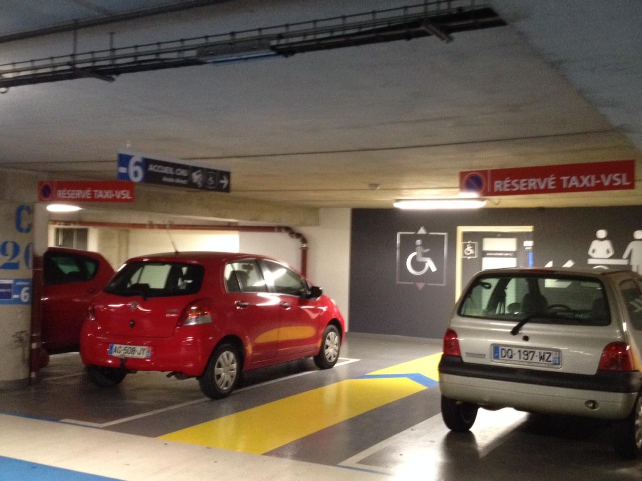 Signalétique suspendu Parking