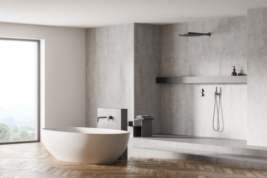 Badezimmer mit Wanne