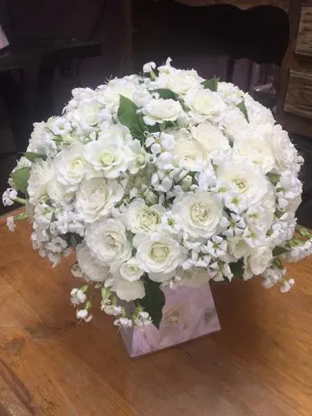 Composition florale funéraire