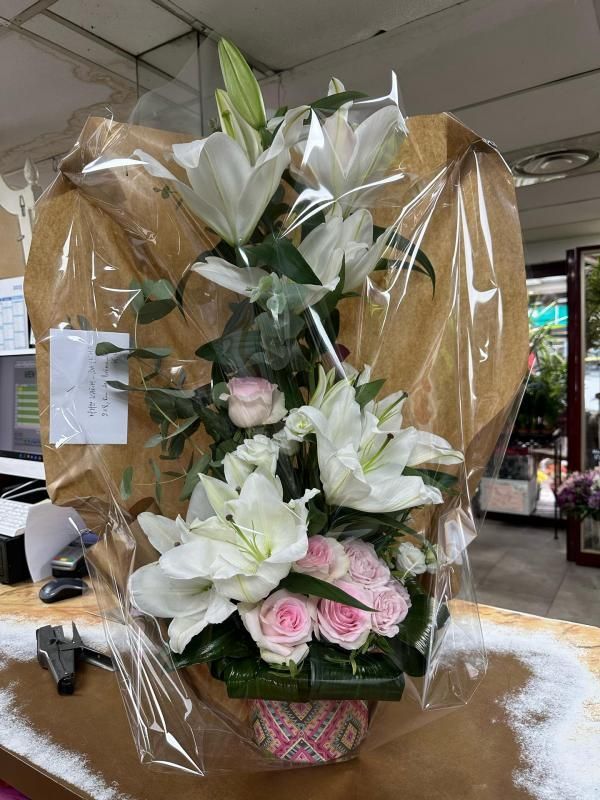 Bouquet de fleurs pour entreprise