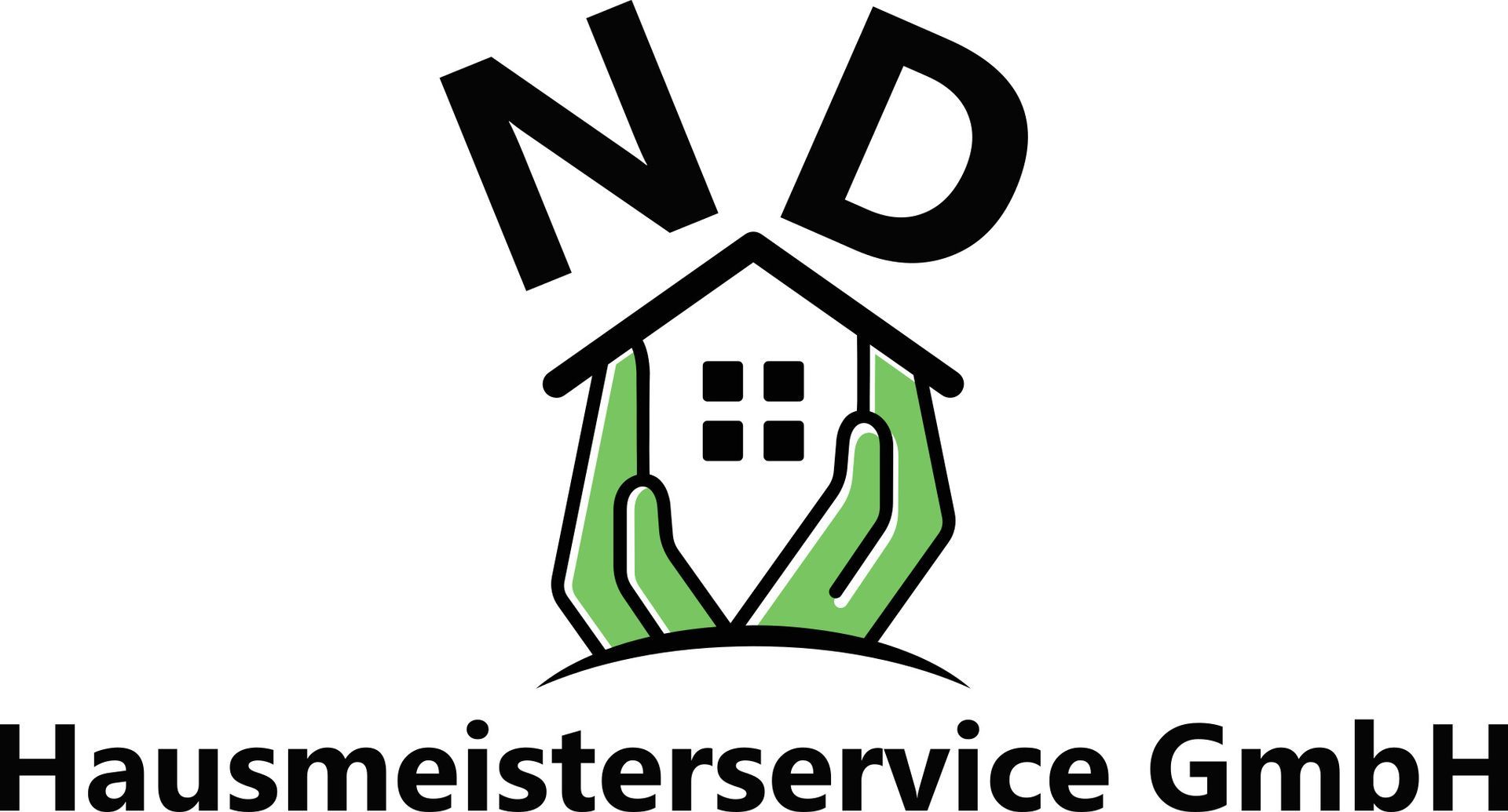 Ein Logo für eine Firma namens ND Hausmeisterservice GmbH