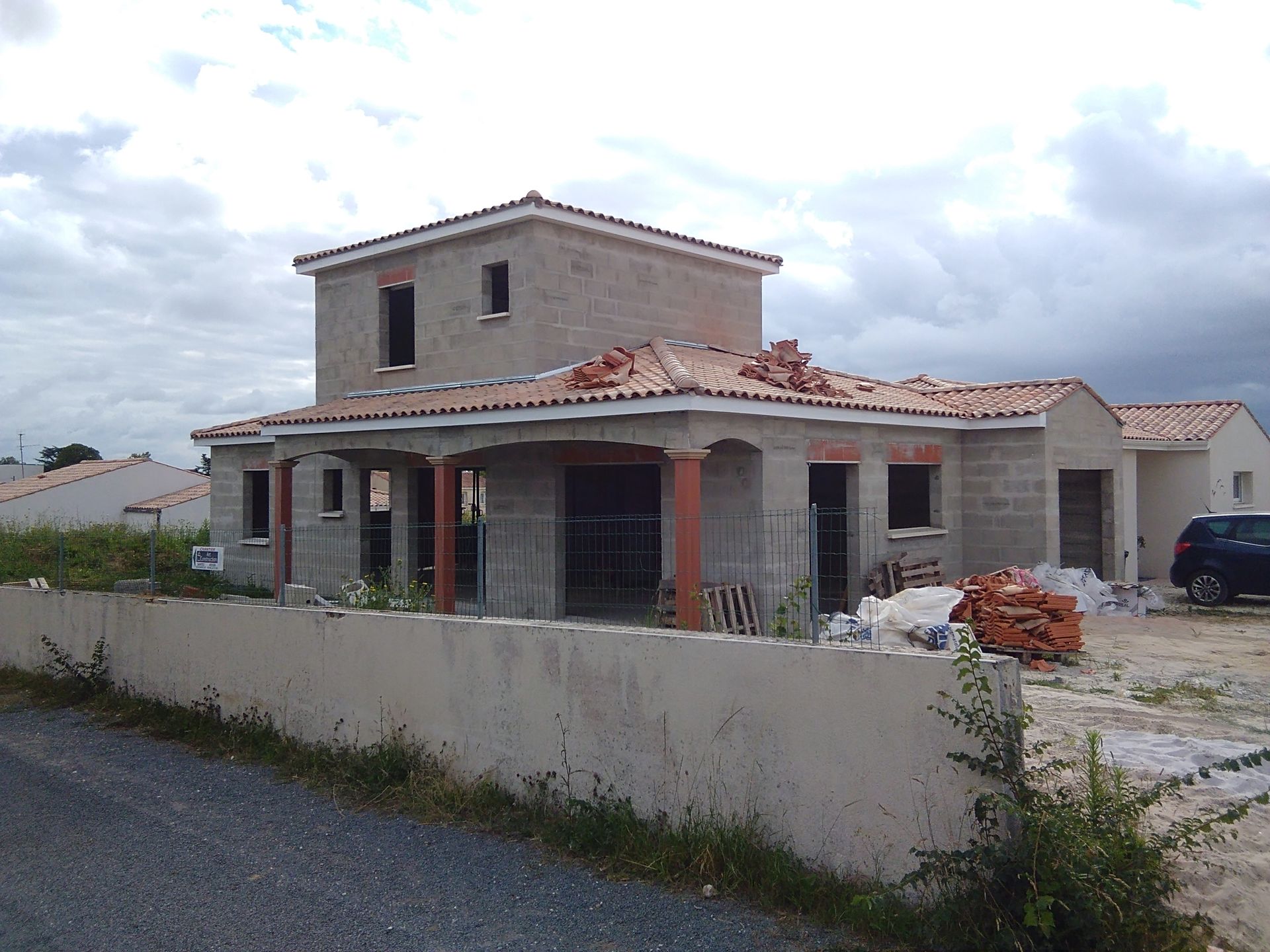 Construction en agglos